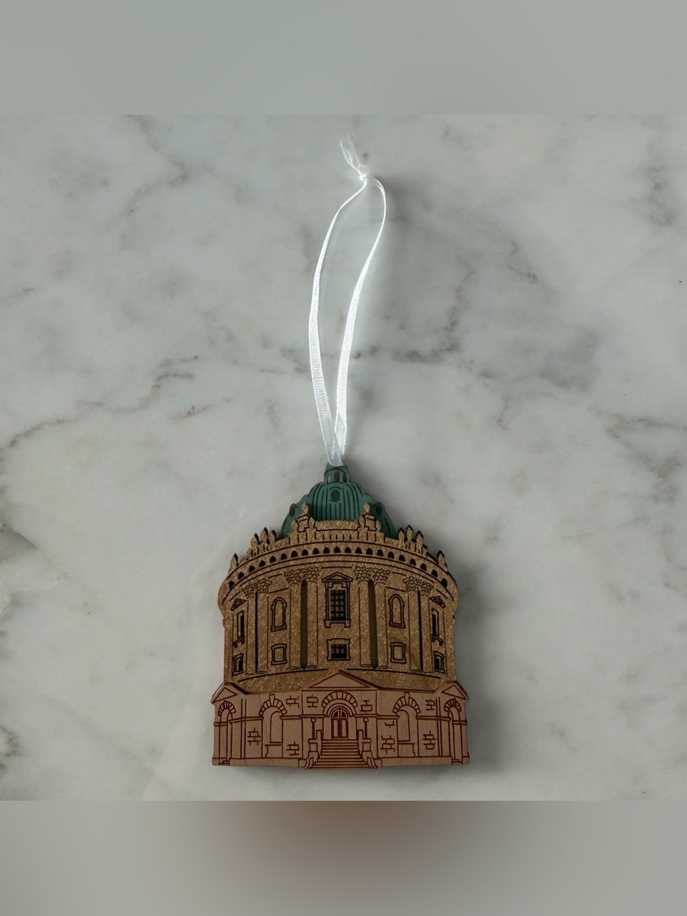 Oxford Radcliffe Camera Wooden Christmas Ornament Bodleian Libraries